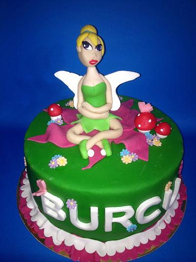 Tinkerbell Cake - Cake by PastaLaVistaCakes