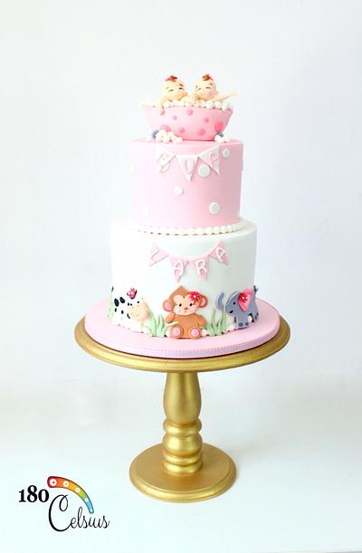 Eva & Lara's Birthday Cake  - Cake by Joonie Tan