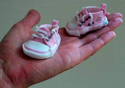Tiny Pink Shoes - Cake by Fifi's Cakes