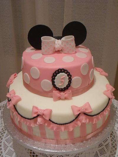 MINNIE MOUSE CAKE - Cake by Sloppina in cucina