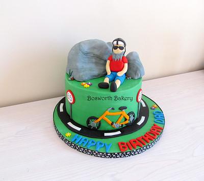 Bicycle themed cake - Cake by Bosworthbakery