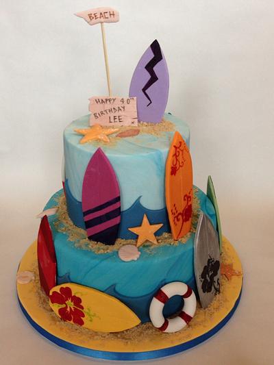 Surf cake - Cake by Gaynor's Cake Creations