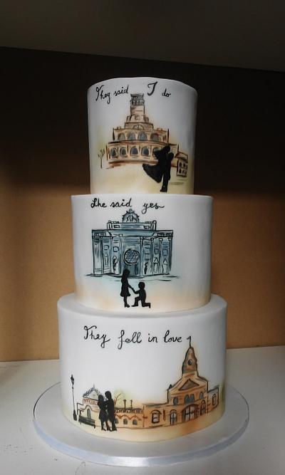 Romantic wedding cake - Cake by Torta Ivanjica