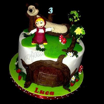 Masha and the Bear - Cake by ajusa119