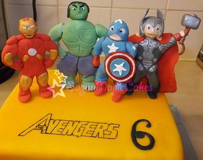 Avengers - Cake by SugarMagicCakes (Christine)