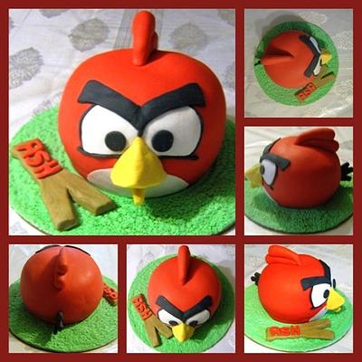 Angry bird cake - Cake by Jewels Cakes
