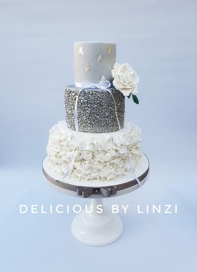 Ruffles and confetti cake - Cake by Delicious By Linzi