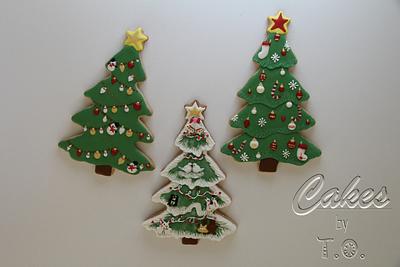 Christmas cookies - Cake by T.O Cakes 