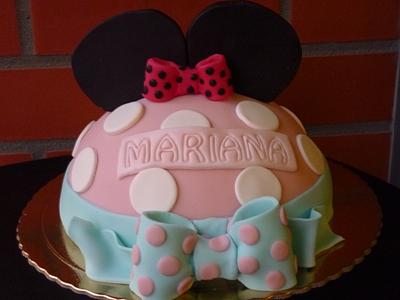 Minnie Cake - Cake by Aventuras Coloridas