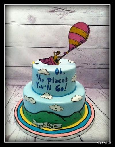 Dr. Seuss Graduation Cake - Cake by Angel Rushing
