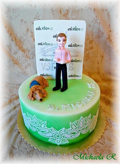 For bachelor graduation - Cake by Mischell