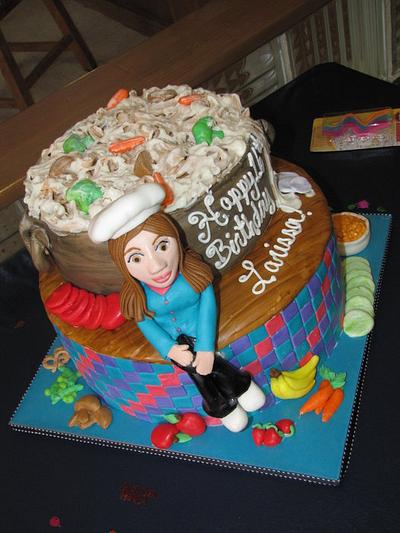 Sweet 16 Culinary Arts themed - Cake by Tiffany Palmer