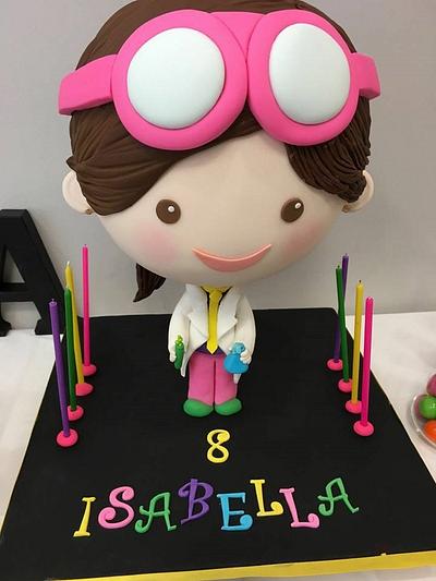CHIBI CAKE SCIENCE PARTY - Cake by eunicecakedesigns