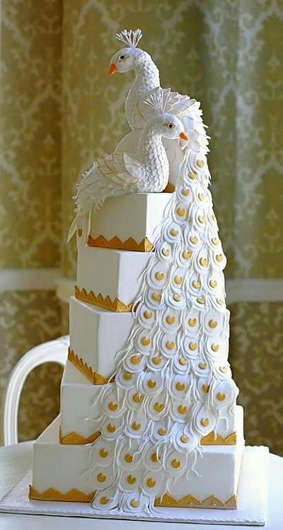 White Peacocks - Cake by Irina-Adriana