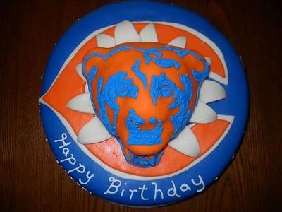 Chicago Bears - Cake by 7th Heaven Cakes