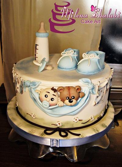  Welcome baby - Cake by Milena Shalabi