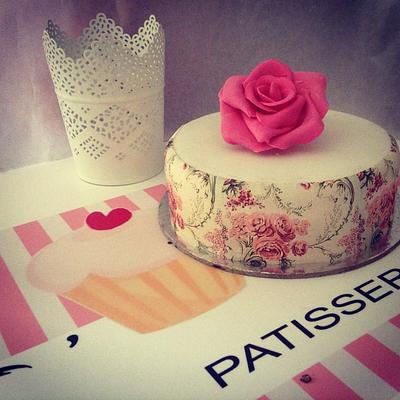 Hand Painted birthday cake - Cake by G's Patisserie
