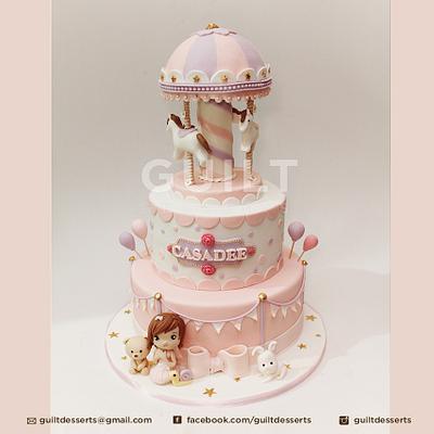 Carousel Cake - Cake by Guilt Desserts
