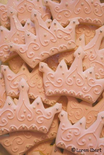 Princess Tiara Cookies! - Cake by Loren Ebert