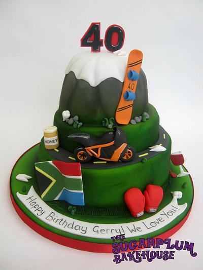 Fun 40th Birthday Cake - Cake by Sam Harrison