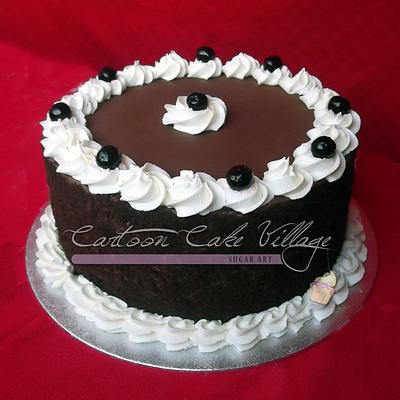 Black Forest Cake - Cake by Eliana Cardone - Cartoon Cake Village