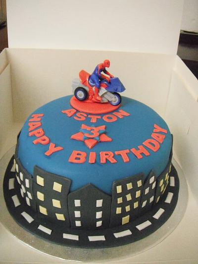 Spiderman - Cake by Vanessa Platt  ... Ness's Cupcakes Stoke on Trent