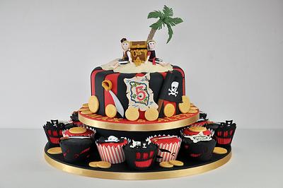 Pirate Themed Birthday - Cake by Sue Field