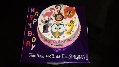 Cute Animals on a Cake!! - Cake by Marilyn mary