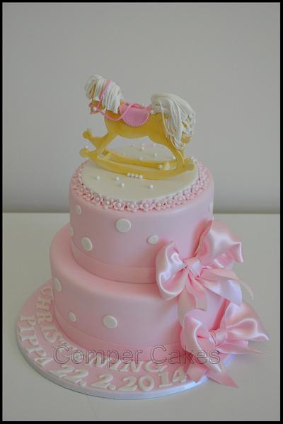 christening cake - Cake by Comper Cakes