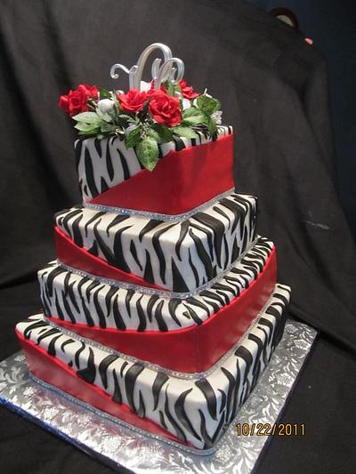 Wild wedding cake - Cake by kimma