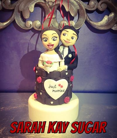 Wedding Cake Topper - Cake by Sarah Kay Sugar