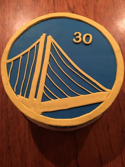 Golden state warriors - Cake by Angma4
