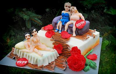Anniversary cake - Cake by Anna Krawczyk-Mechocka