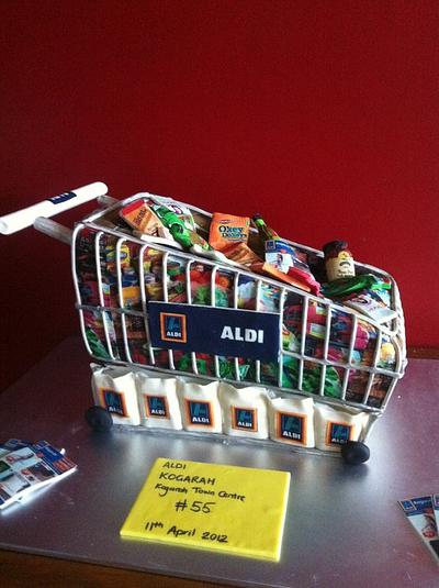 Its a shopping Trolley - Cake by Nadia French