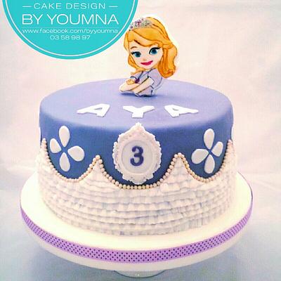 Sofia the first - Cake by Cake design by youmna 