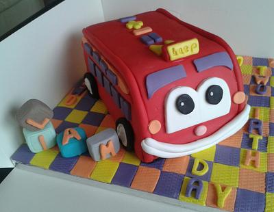 toy bus - Cake by Cake Towers