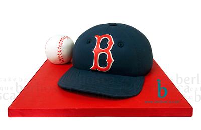 Red Sox Cap - Cake by Berliosca Cake Boutique