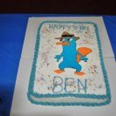 Perry the Platypus - Cake by Kathie 