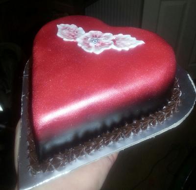 heart cake - Cake by joe duff