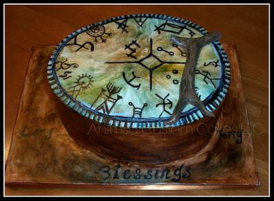 Shaman's Drum - Cake by Ahimsa
