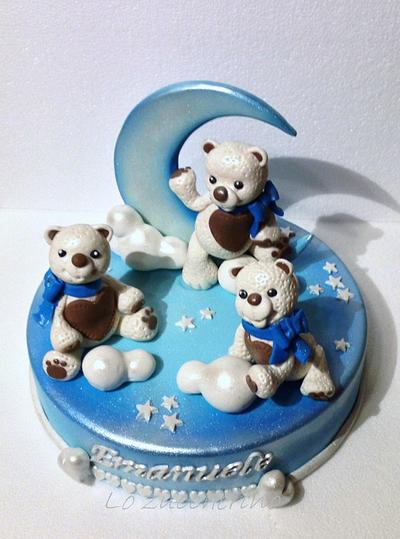 Teddy on the moon - Cake by Rossella Curti
