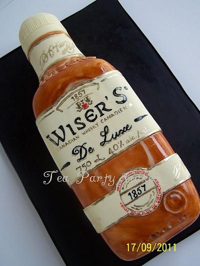 Wiser's Bottle - Cake by Tea Party Cakes