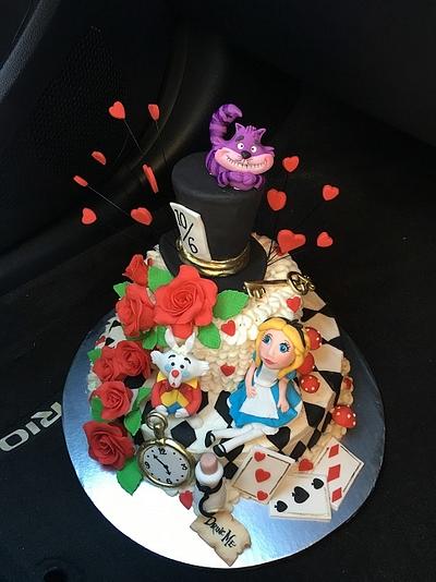 Mad Hatter's Cake - Cake by gailb