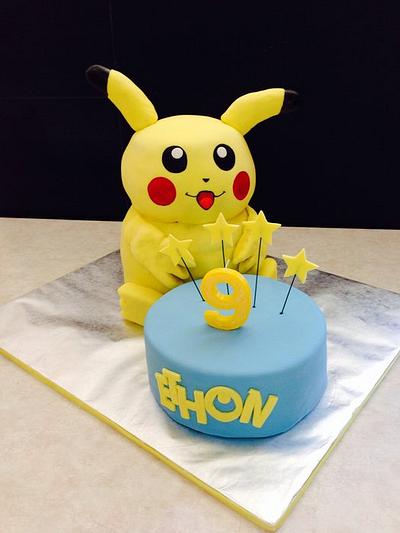 Pikachu! - Cake by ALotofSugar