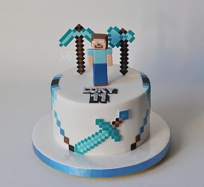 Minecraft - Cake by Jolana Brychova