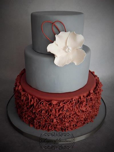 Wedding cake - Cake by Justsweet