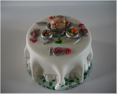 Charity Christmas cake - Cake by Cakes by Julia Lisa