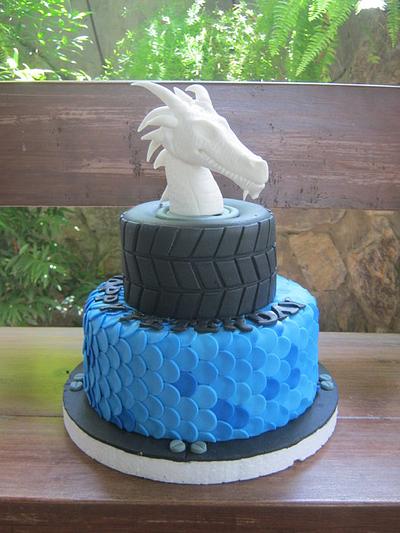 Dragon Tires - Cake by Hannabel's Bakery