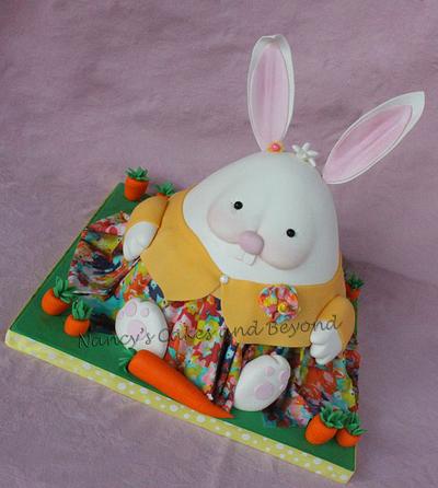 Bunny Cake  - Cake by Nancy's Cakes and Beyond