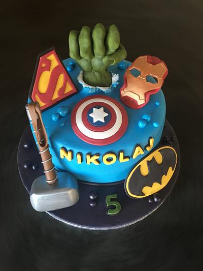SuperHeroes - Cake by Romana Bajerová